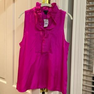 J. Crew Silk Ruffle Blouse 12